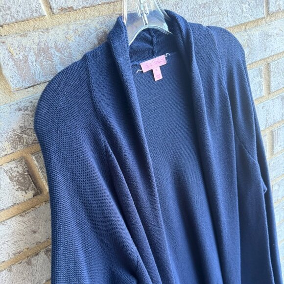 Lilly Pulitzer Long Sleeve Cotton Blend Open Front Cardigan Sweater Size XL. - Picture 5 of 8